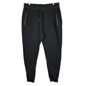 Mens Pure Champ Black Jogger Sweatpants Cotton Blend Drawstring Waist Size XL